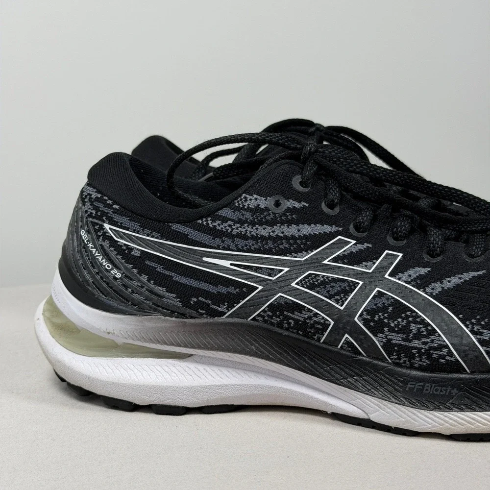 ASICS Gel-Kayano 29 Womens 8 Running Shoes Black White 1012B272 Sneakers